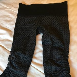 In The Flow Crop II yoga pants.